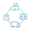 Supply Chain Icon - Gradient-1