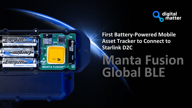 First Battery-Powered Mobile Asset Tracker to Connect to  Starlink D2C