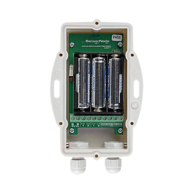 Internal View of SensorNode Batteries