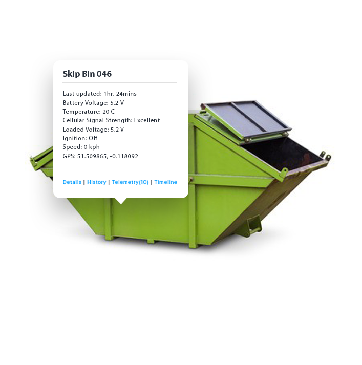 GPS Container and Bin Trackers