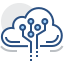 Blue Cloud Based Icon