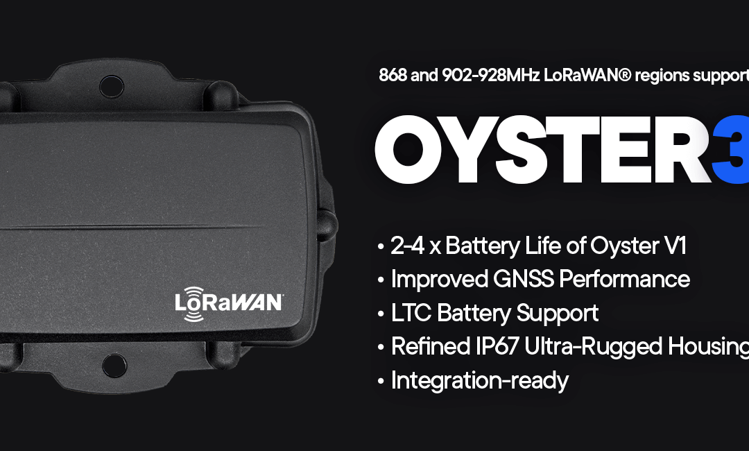 Oyster3 Battery-Powered GPS for LoRaWAN® Now Available Globally