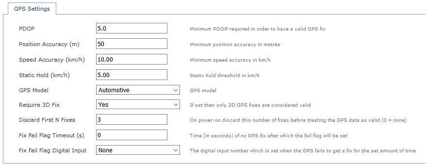 accuracy parameters