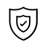 Privacy icon - black