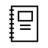 Manual icon - black