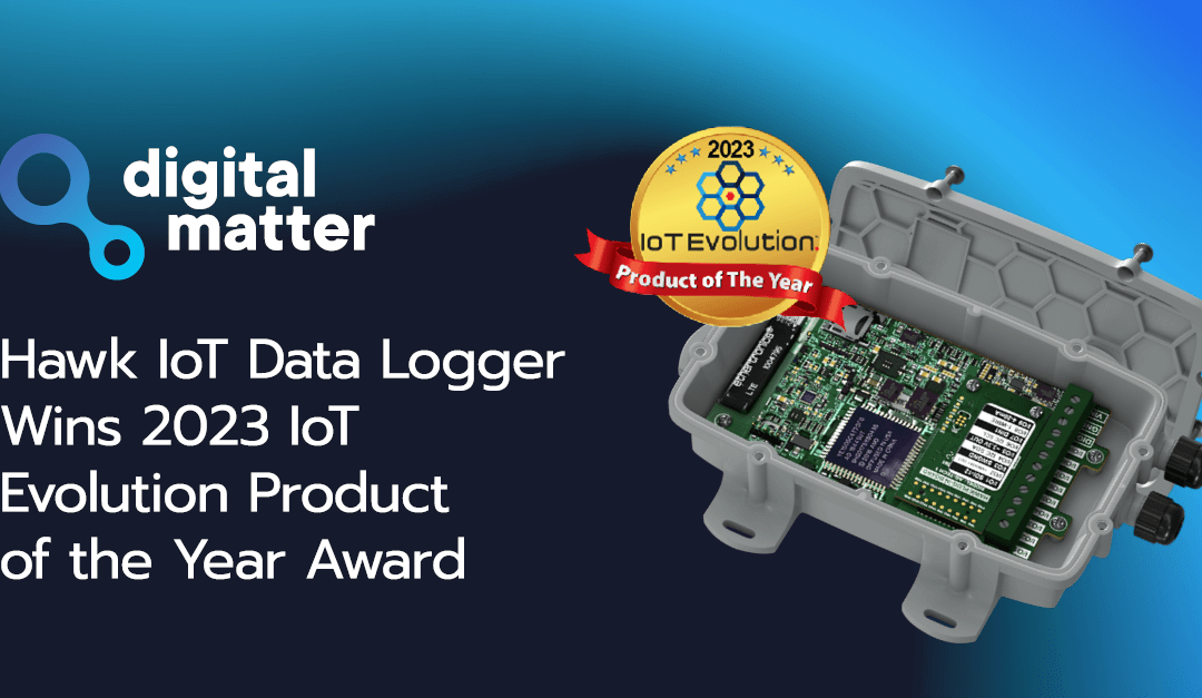 Hawk IoT Data Logger Wins 2023 IoT Evolution Product of the Year Award