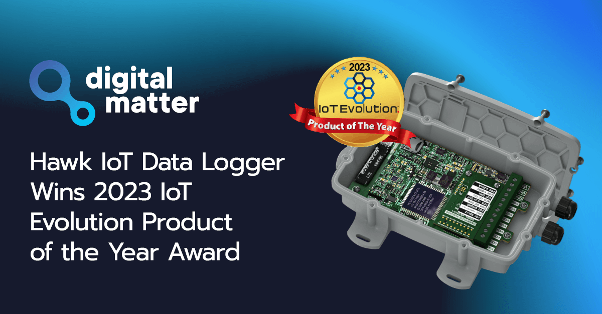 Hawk IoT Data Logger Wins 2023 IoT Evolution Product of the Year Award